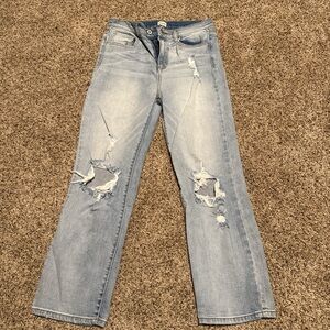 Sneak Peek Light Wash Straight Leg Jeans
